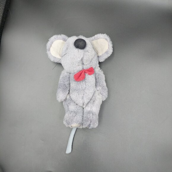 Vintage Wang's Grey Mouse Plush 5.5 Inch Stuffed Animal Toy - Picture 3 of 5